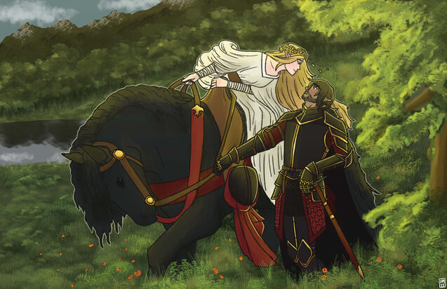 le belle dame sans merci repaint